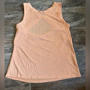 Pink Note with Love Peach Tank Top